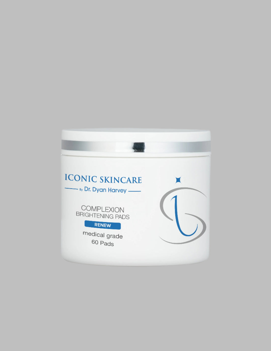Iconic Skincare jar with white background