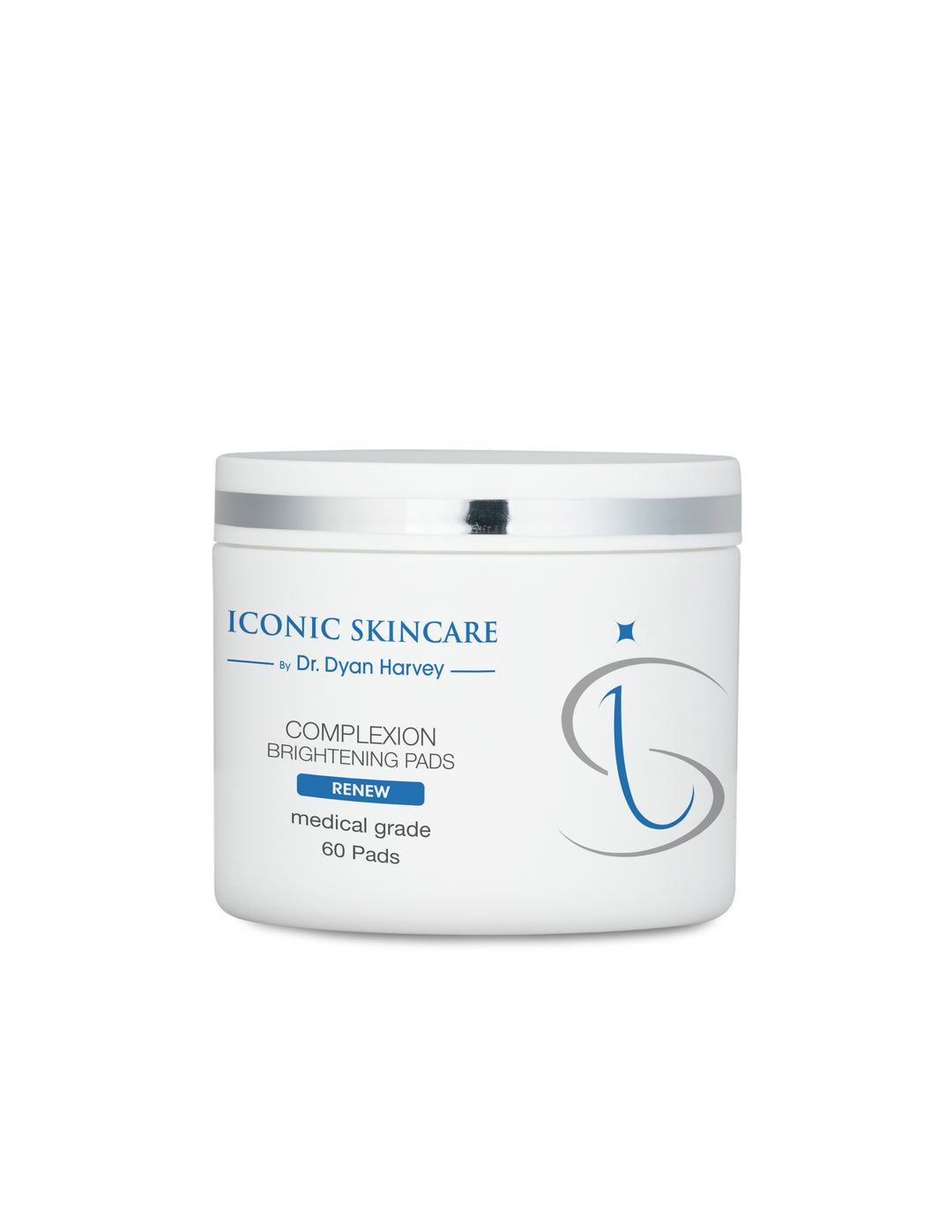 Iconic Skincare jar with white background