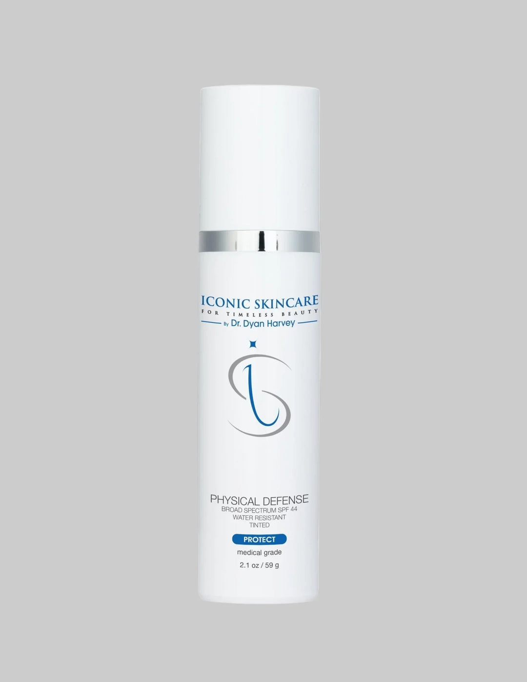 Physical Defense Mineral Sunscreen spf 44 - Tinted - ICONIC SKINCARE